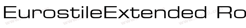 EurostileExtended Ro字体转换